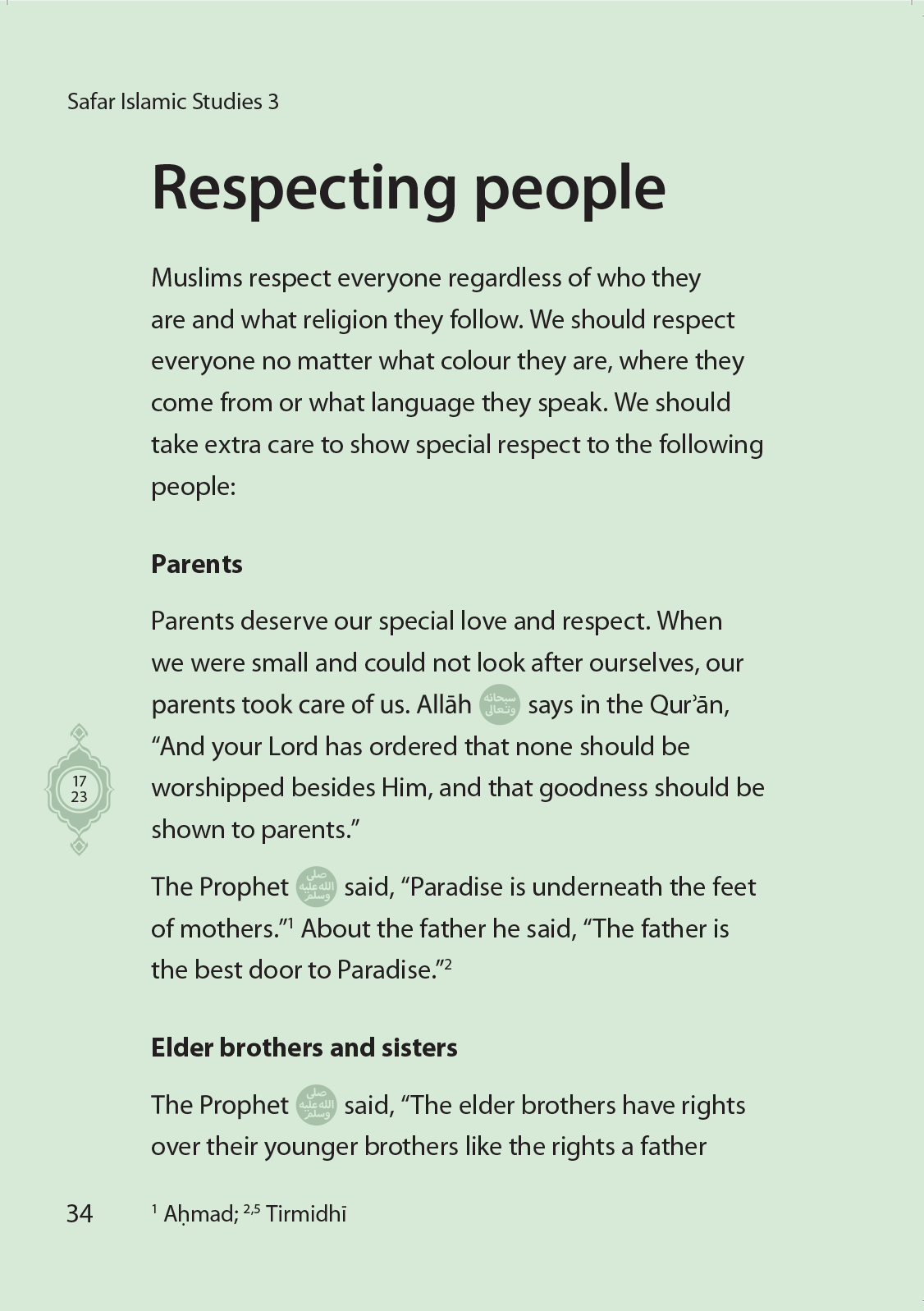 Islamic Studies: Textbook 3
