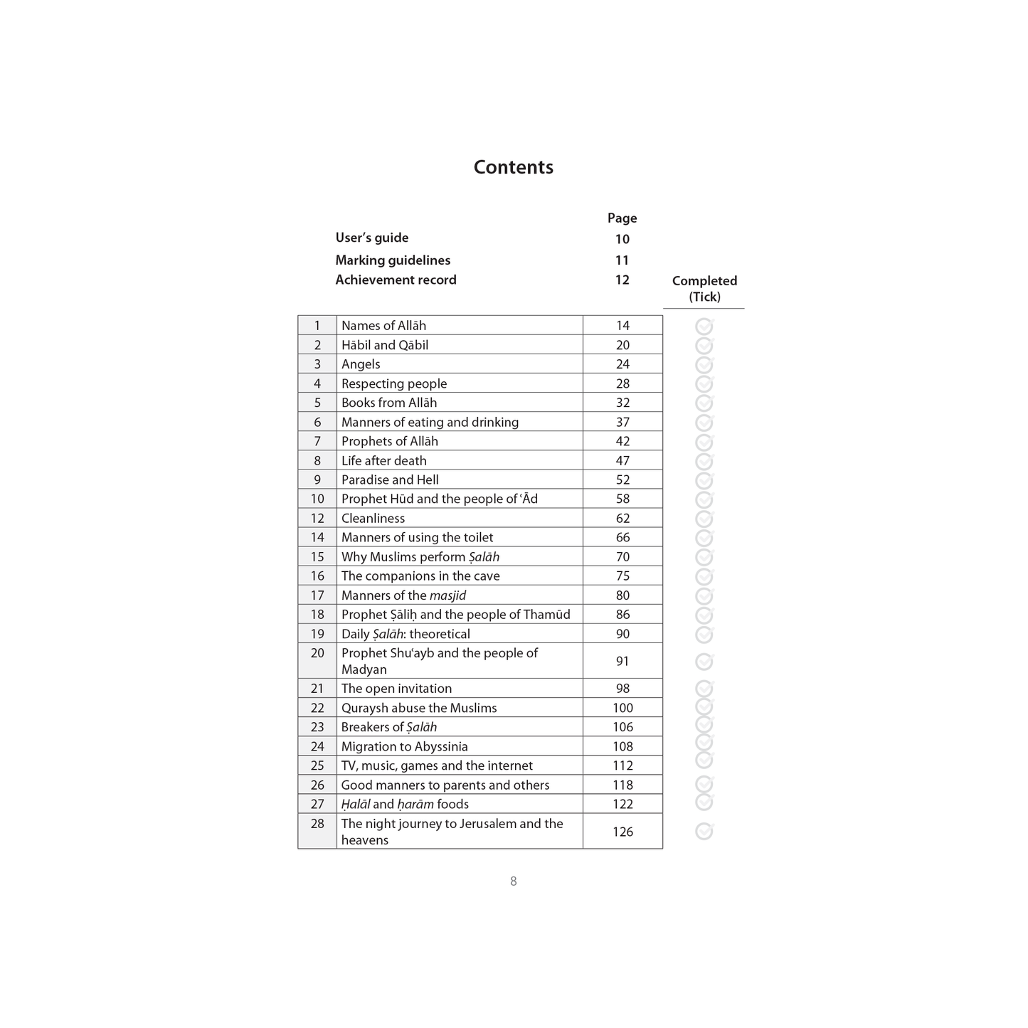 Islamic Studies: Workbook 3