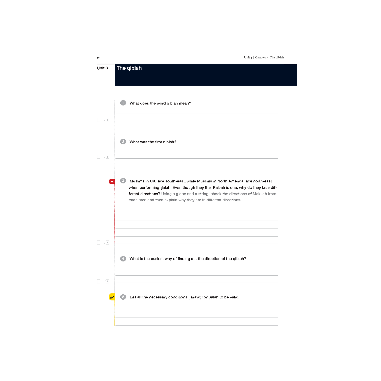 Islamic Studies: Workbook 7