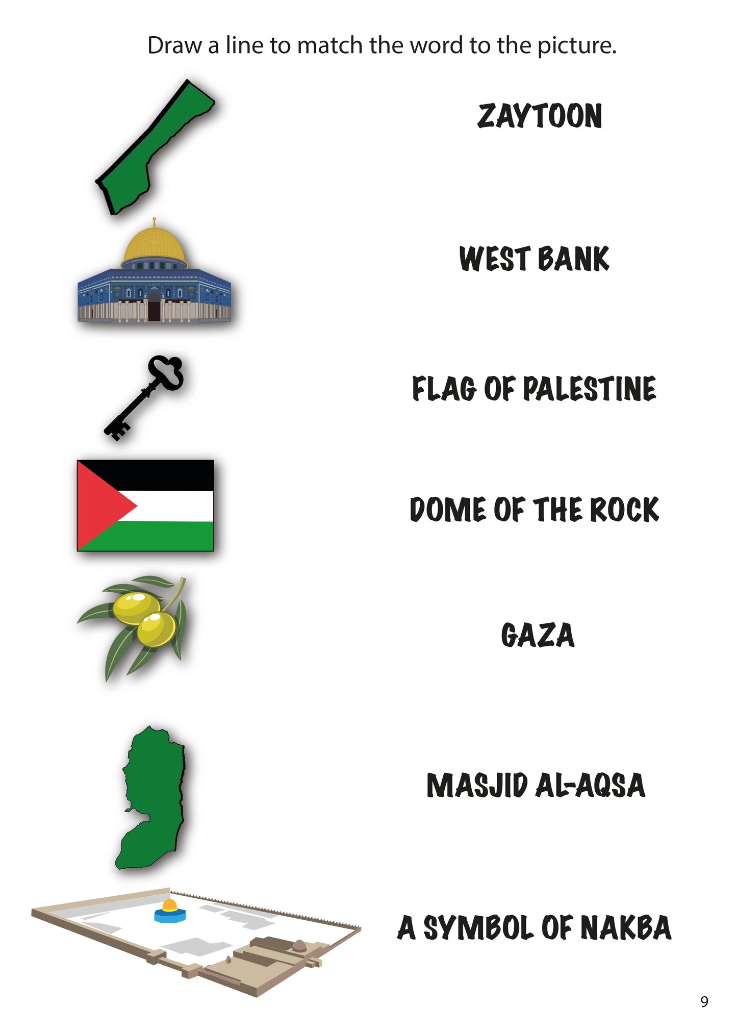 Palestine Activity Book