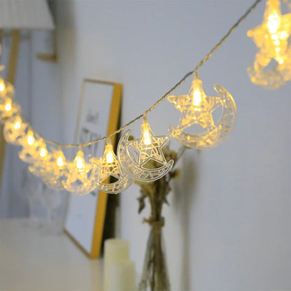 Eid / Ramadan Mubarak - LED Fairy Lights (Moon Mosque)