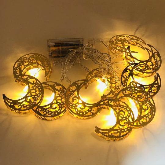 Eid / Ramadan Mubarak - LED Fairy Lights (Moon Mosque)
