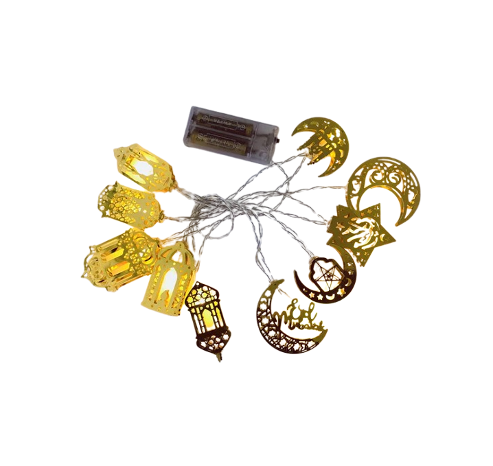 Eid / Ramadan Mubarak - LED Fairy Lights (Moon Mosque)