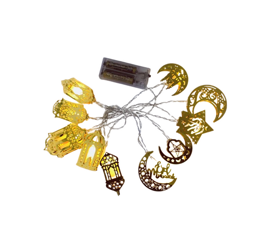 Eid / Ramadan Mubarak - LED Fairy Lights (Moon Mosque)