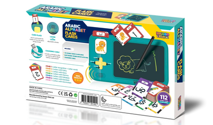Arabic Alphabet Talking Sound Flashcards (with LCD Screen & Writing Pen)