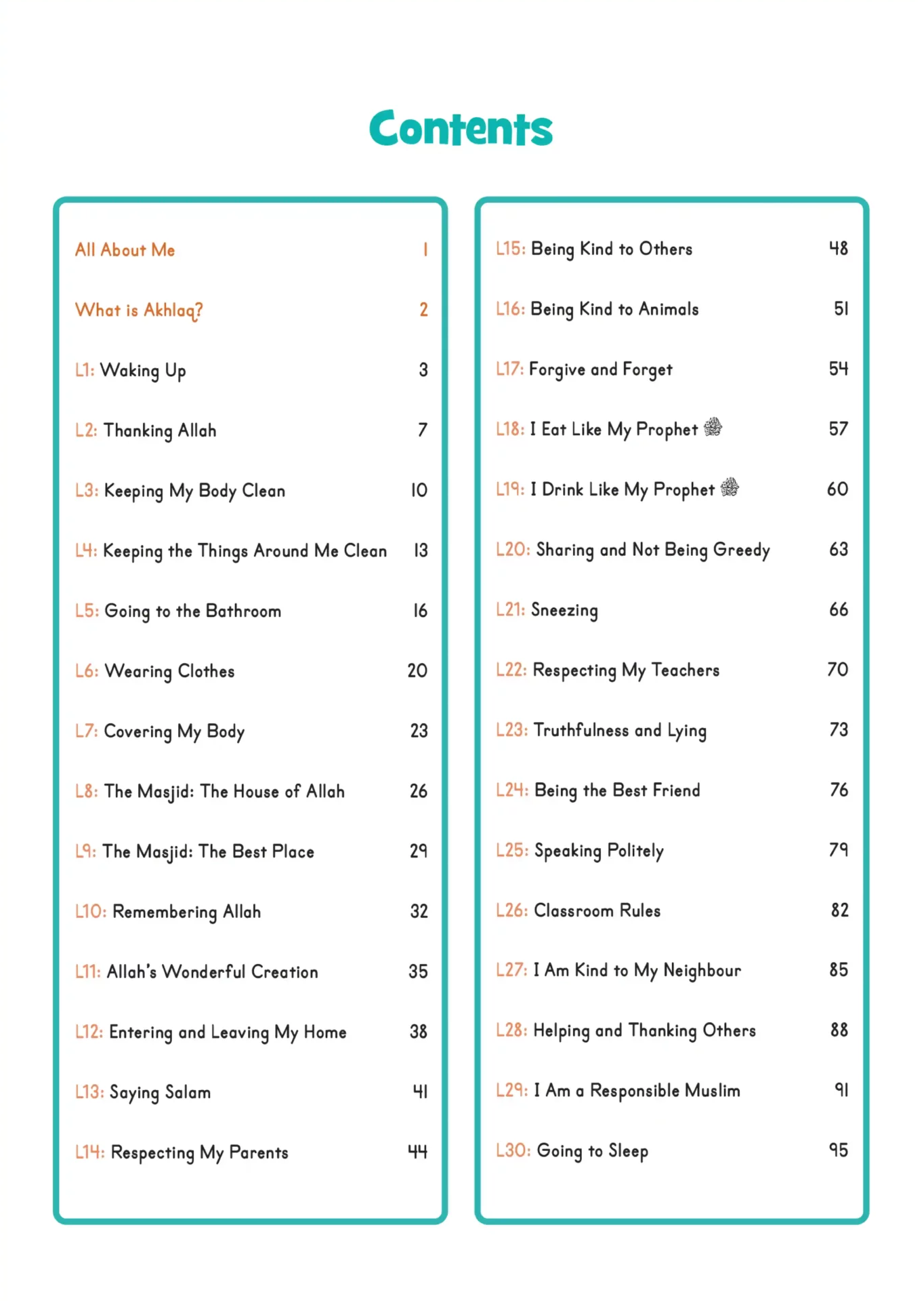 Akhlaq Activity Book Level 1