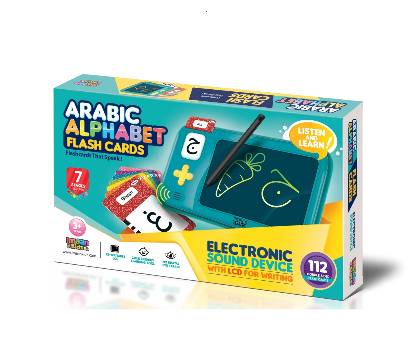 Arabic Alphabet Talking Sound Flashcards (with LCD Screen & Writing Pen)