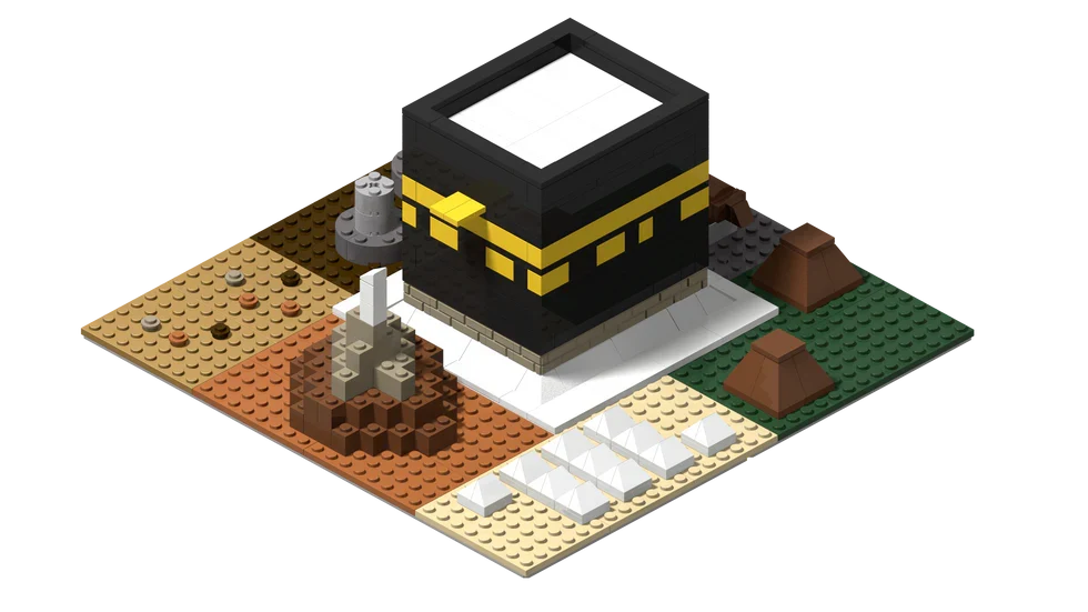 HAJJ Kaaba Makkah Blocks | Build and Learn Educational Islamic Building Blocks Toy