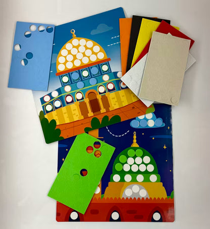 Dot Art with Magnets | Masjids in Islam