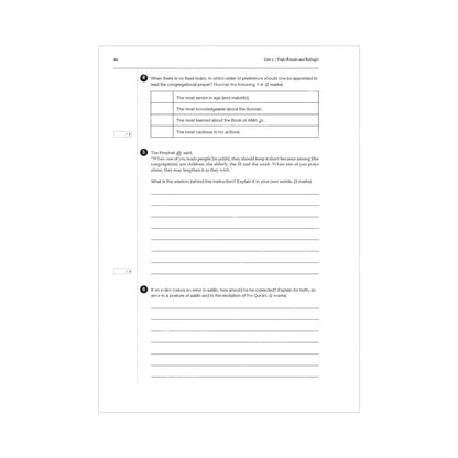 Islamic Studies: Workbook 8