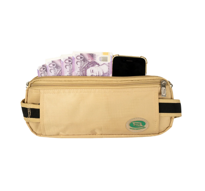 Anti-Theft Waist Bag & Ihram Belt for Men | Beige