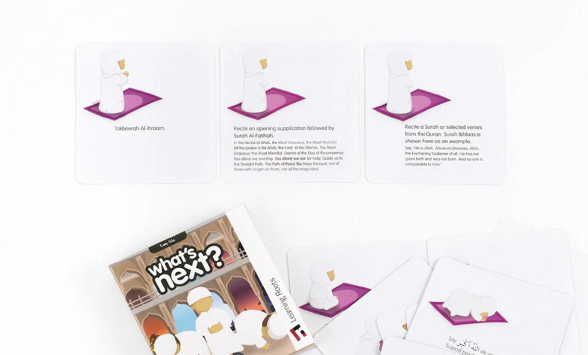 Steps to Prayer | Salah Guide Cards
